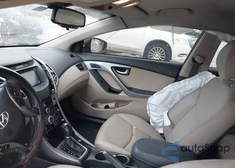 2014 Hyundai Elantra Limited из США, поврежденный, VIN KMHDH4AE9EU200513